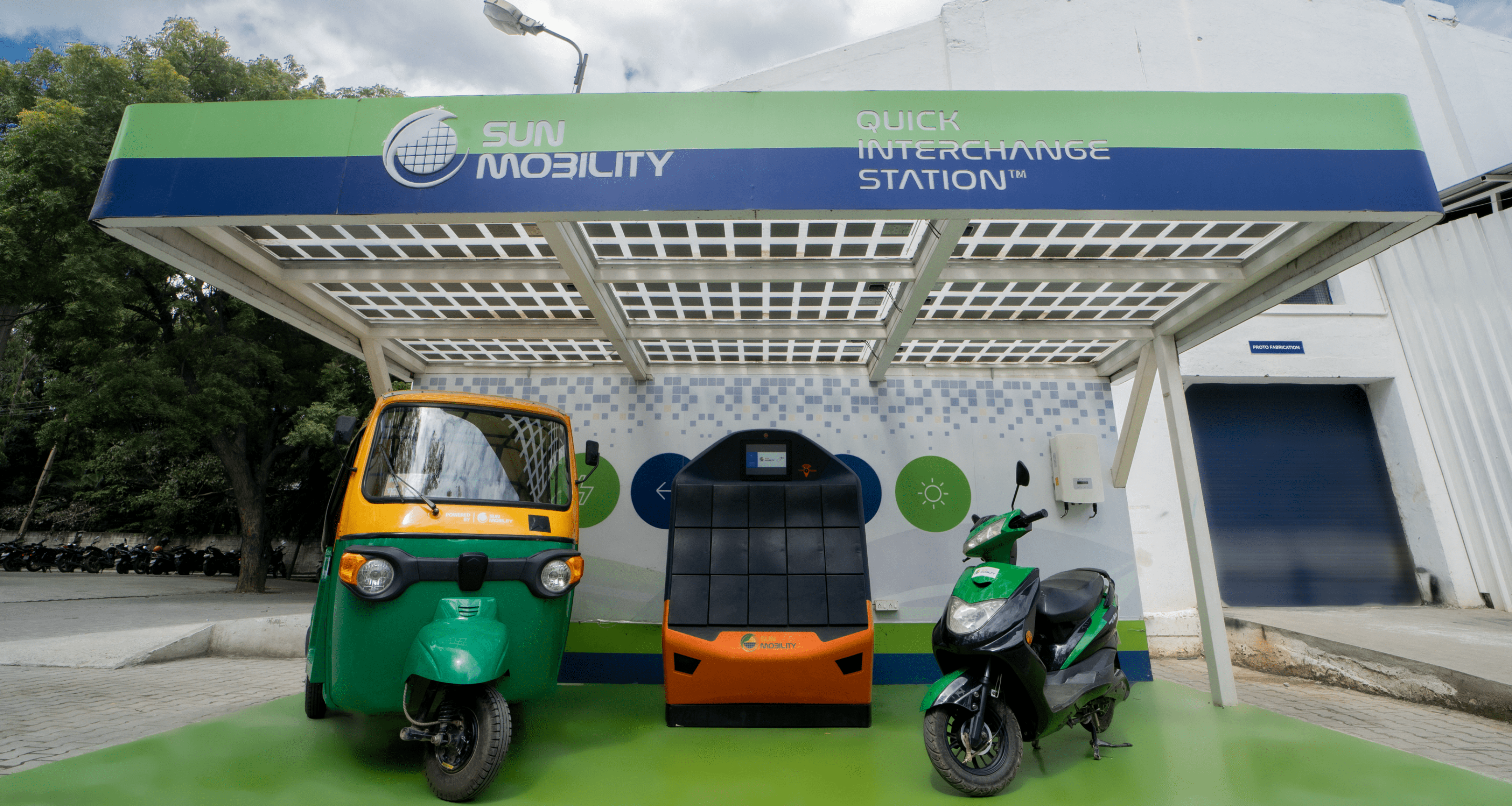 Battery Swapping in Bengaluru | Sun Mobility